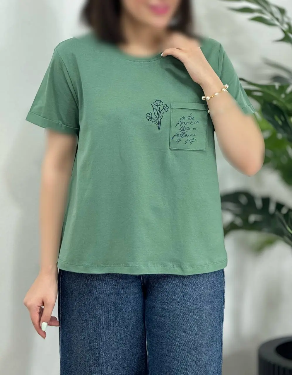 تیشرت گلدوزی زنانه نلین